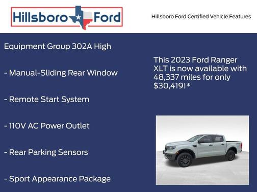 Cactus Green / Gray 2023 Ford Ranger XLT