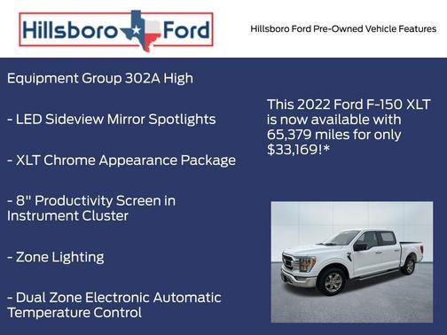 Oxford White 2022 Ford F-150 XLT