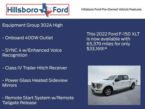Oxford White 2022 Ford F-150 XLT
