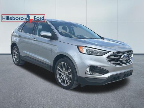 Silver Metallic 2024 Ford Edge Titanium