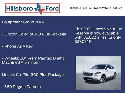 2021 Lincoln Nautilus Reserve