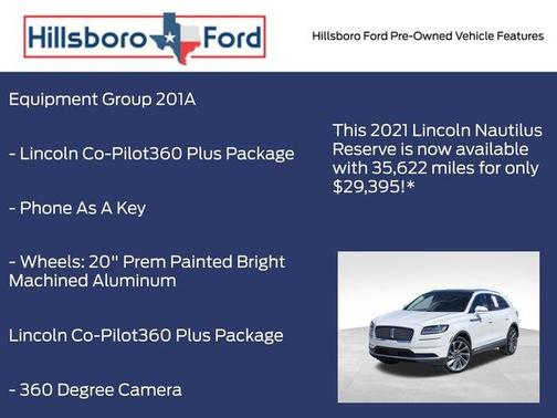 2021 Lincoln Nautilus Reserve