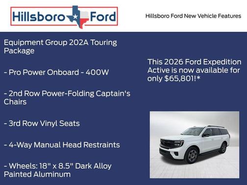 Star White 2026 Ford Expedition Active