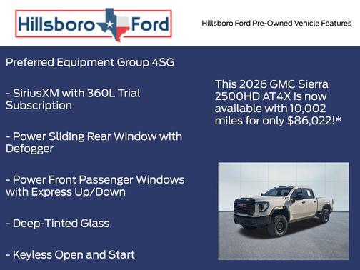 2026 GMC Sierra 2500 AT4X