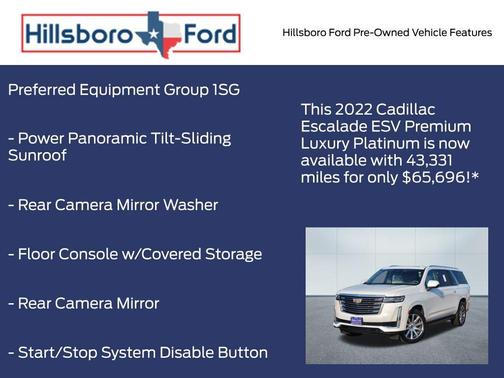2022 Cadillac Escalade ESV Premium Luxury Platinum