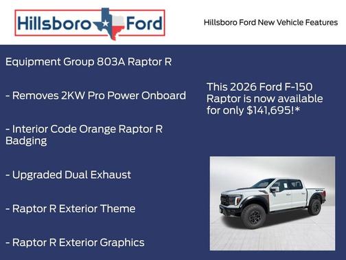 Avalanche 2026 Ford F-150 Raptor