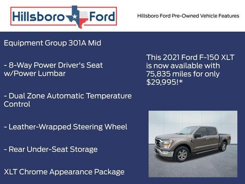 Stone Gray Metallic 2021 Ford F-150 XLT