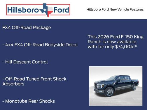 Antimatter Blue Metallic 2026 Ford F-150 King Ranch