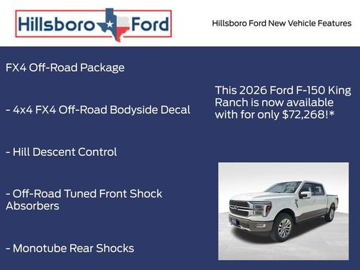 Star White 2026 Ford F-150 King Ranch