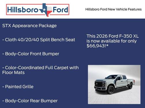 Avalanche 2026 Ford F-350 XL