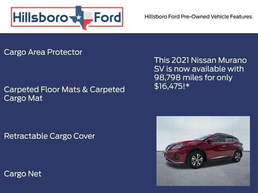 Scarlet Ember 2021 Nissan Murano SV