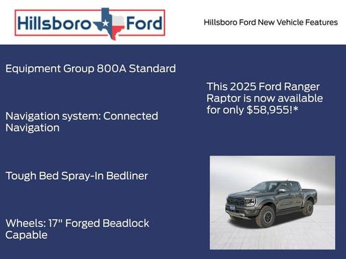 Carbonized Gray Metallic 2025 Ford Ranger Raptor