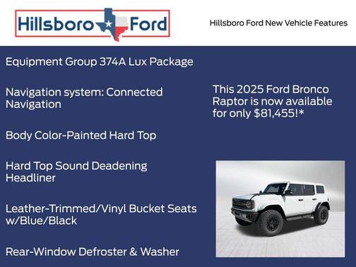 2025 Ford Bronco Raptor