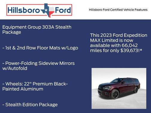 Jewel Red Metallic 2023 Ford Expedition Max Limited