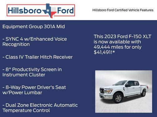 Oxford White 2023 Ford F-150 XLT