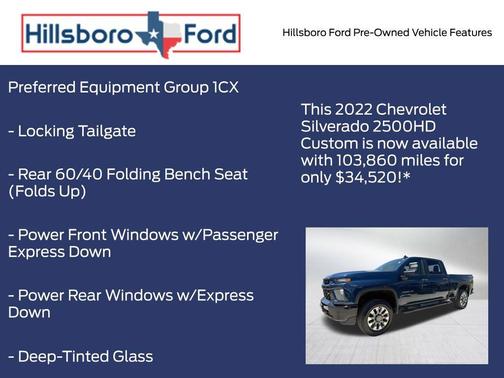 Northsky Blue Metallic 2022 Chevrolet Silverado 2500 Custom