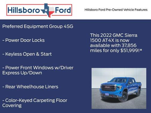 2022 GMC Sierra 1500 AT4X