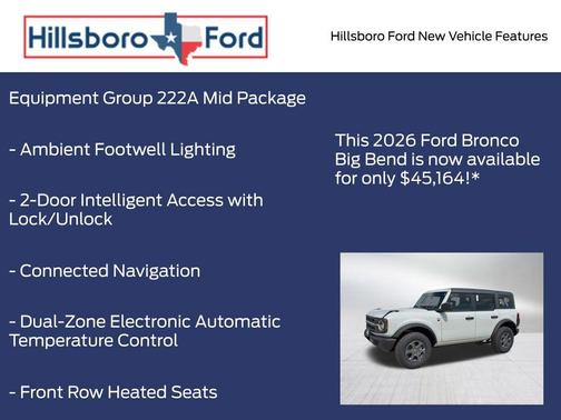 Avalanche Gray 2026 Ford Bronco Big Bend