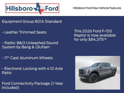Carbonized Gray Metallic 2026 Ford F-150 Raptor