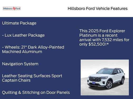 2025 Ford Explorer Platinum