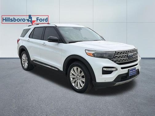 Oxford White 2020 Ford Explorer Limited