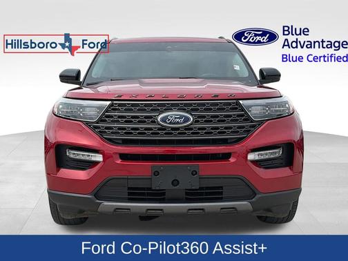 Rapid Red Metallic Tinted Clearcoat 2022 Ford Explorer XLT