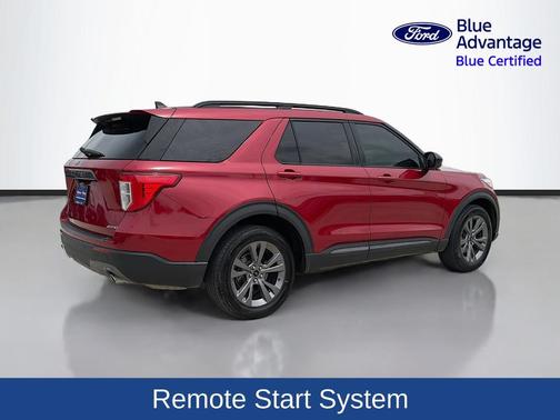 Rapid Red Metallic Tinted Clearcoat 2022 Ford Explorer XLT