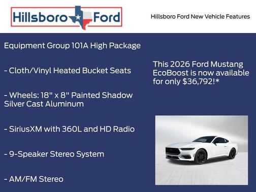 2026 Ford Mustang EcoBoost