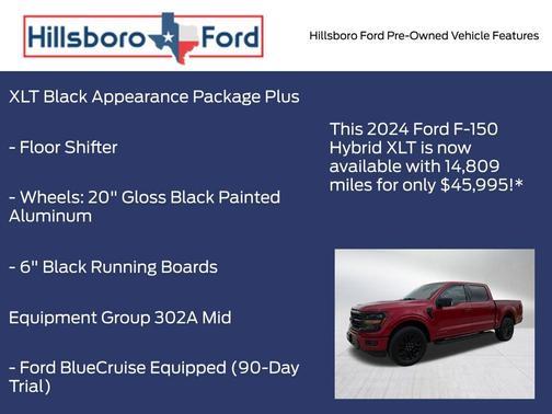 Rapid Red Metallic Tinted Clearcoat 2024 Ford F-150 XLT