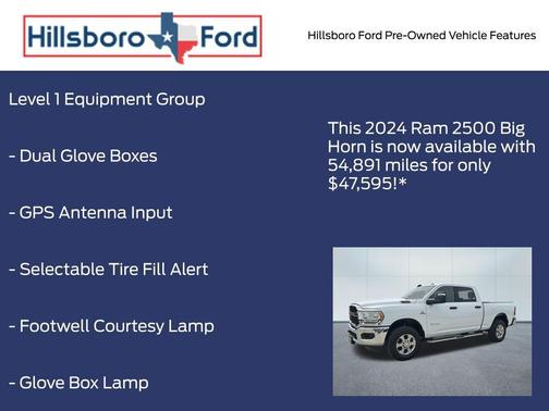 Bright White Clearcoat 2024 RAM 2500 Big Horn