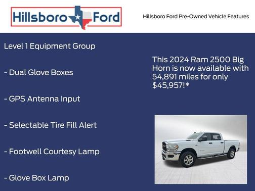 Bright White Clearcoat 2024 RAM 2500 Big Horn