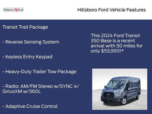 2024 Ford Transit-350 148 WB Medium Roof Cargo