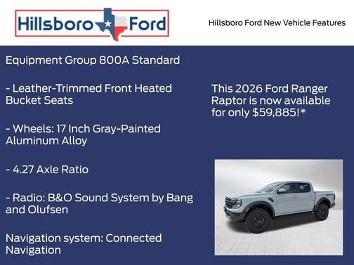 Avalanche 2026 Ford Ranger Raptor