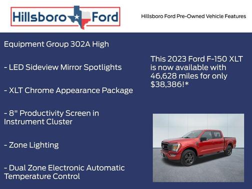Hot Pepper Red Metallic Tinted Clearcoat 2023 Ford F-150 XLT