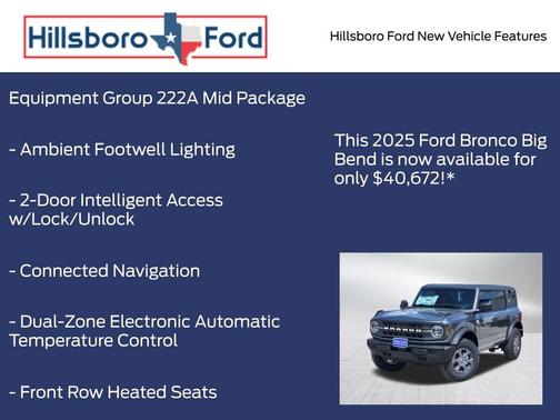 Carbonized Gray Metallic 2025 Ford Bronco Big Bend