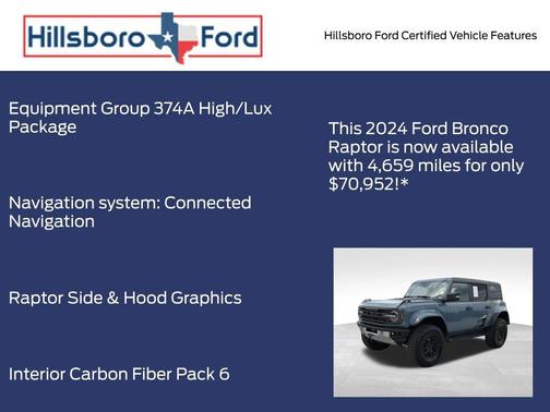 Azure Gray Metallic 2024 Ford Bronco Raptor