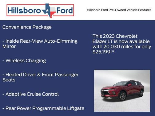 Radiant Red 2023 Chevrolet Blazer 2LT