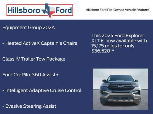 Carbonized Gray Metallic 2024 Ford Explorer XLT