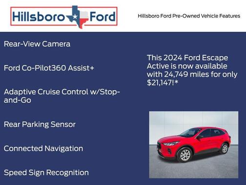 Race Red 2024 Ford Escape Active