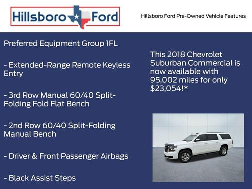 2018 Chevrolet Suburban Commercial Fleet