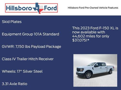 Oxford White 2023 Ford F-150 XL