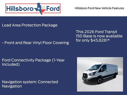 Oxford White 2026 Ford Transit-150 BASE