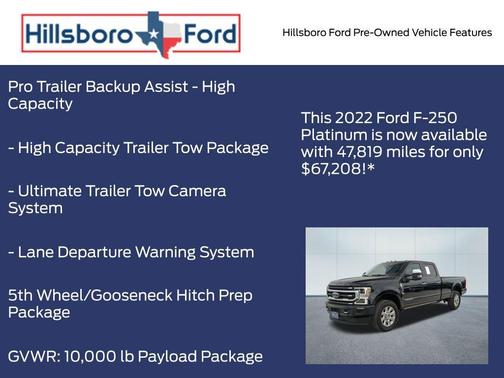 Antimatter Blue Metallic 2022 Ford F-250 Platinum