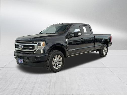 Antimatter Blue Metallic 2022 Ford F-250 Platinum