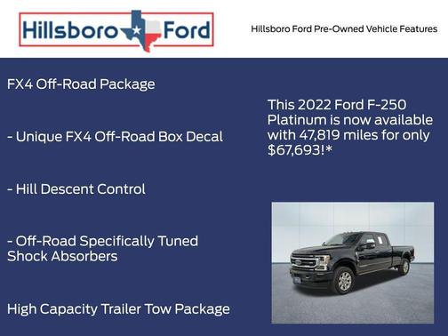 Antimatter Blue Metallic 2022 Ford F-250 Platinum