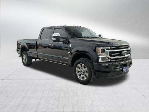 Antimatter Blue Metallic 2022 Ford F-250 Platinum