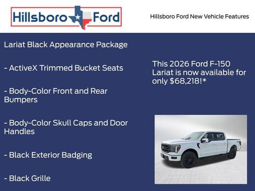 Oxford White 2026 Ford F-150 Lariat