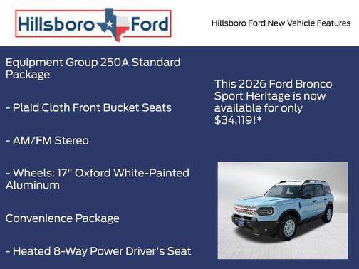 Robins Egg Blue 2026 Ford Bronco Sport Heritage