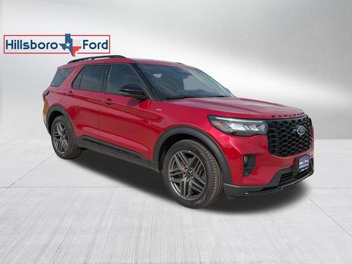 Rapid Red Metallic Tinted Clearcoat 2026 Ford Explorer ST-Line