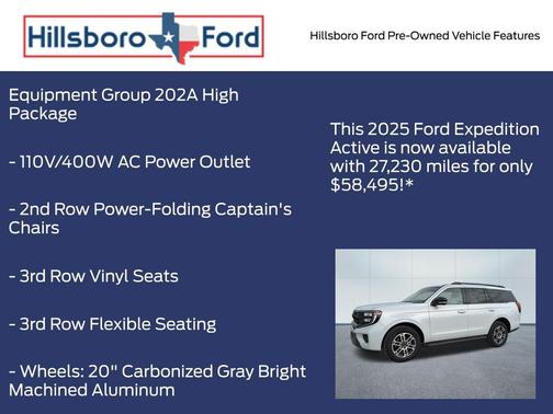 Space Silver 2025 Ford Expedition Active